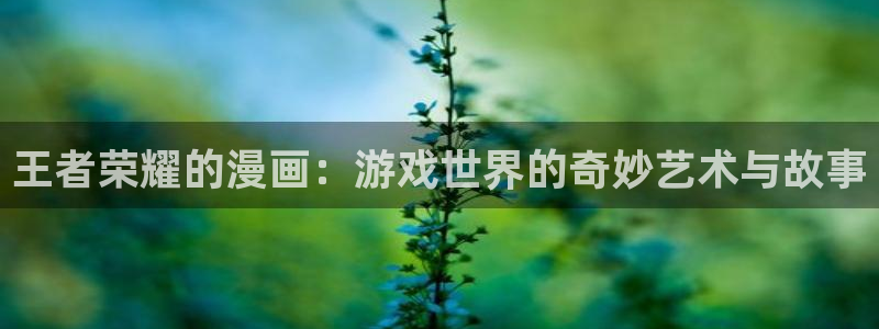 yy漫画yy漫画yy漫画：王者荣耀的漫画：游戏世界的奇妙艺术与故事