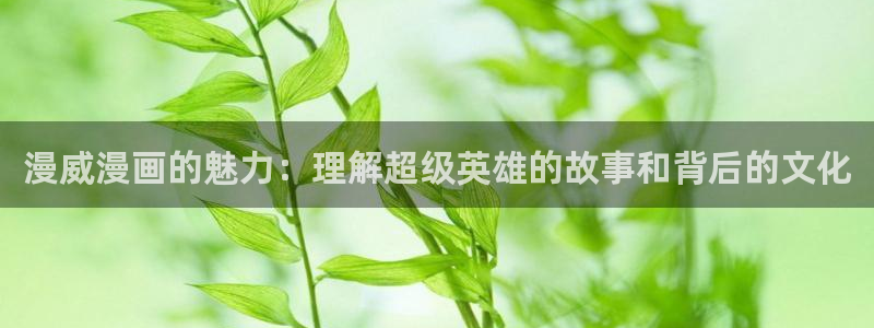 yy漫画免费看：漫威漫画的魅力：理解超级英雄的故事和背后的文化